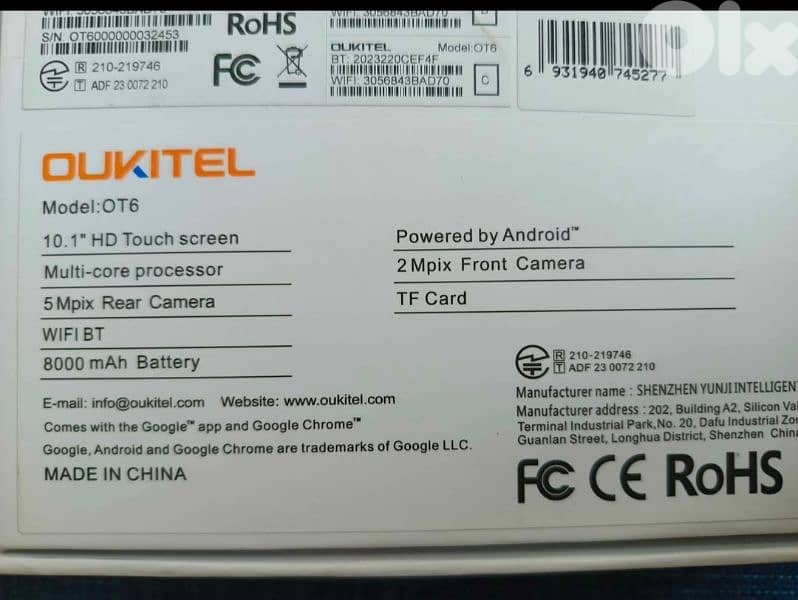 oukitel ot6 3