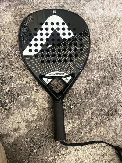 AMA Sport EVA Padel Racket – Carbon Fiber – Good Condition