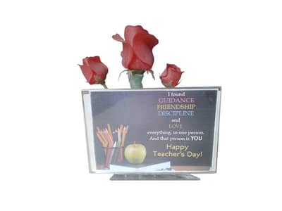 happy teacher's day photo frame