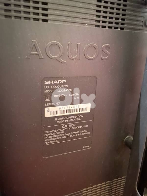 sharp TV 32" 4