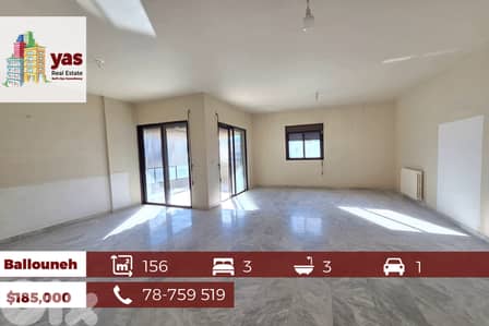 Ballouneh 156m2 | Well Maintained | Mountain View | TO |