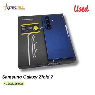 Used Samsung Galaxy Zfold 7   12GB, 256GB