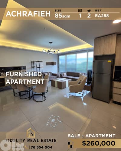 Apartment for sale in Achrafieh EA288 شقة للبيع في الأشرفية