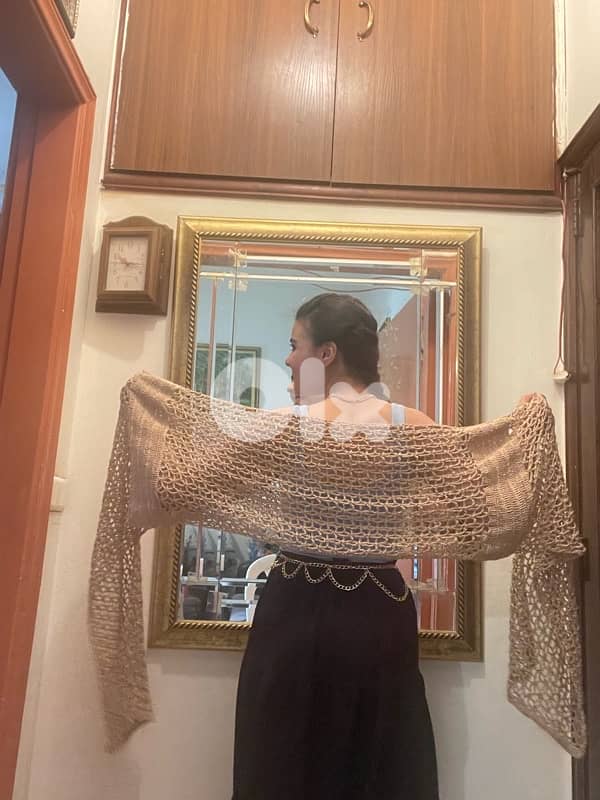 crochet shawl for spring and summer 1
