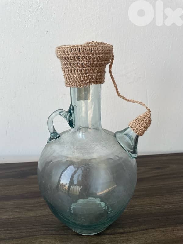 Decorative crochet bottle cover 1
