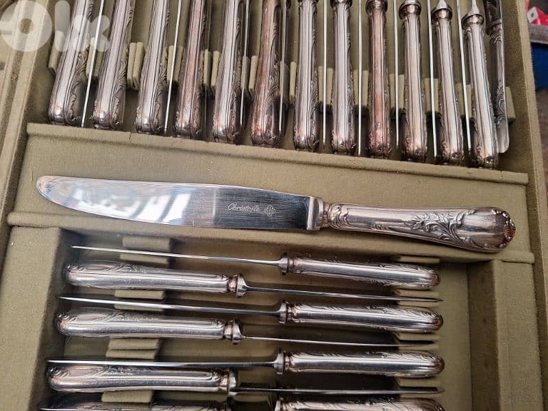 christofle France cutlery silver set 170 pieces  large collection 5