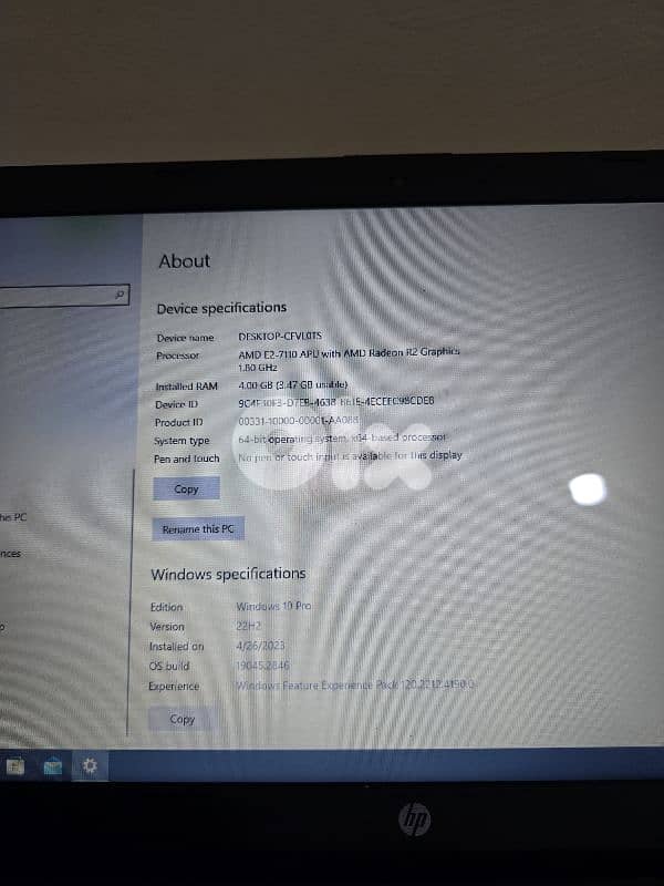HP Laptop 15-ba003ne 6