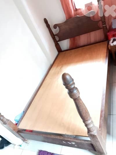 تختين  خشب زين انتيك