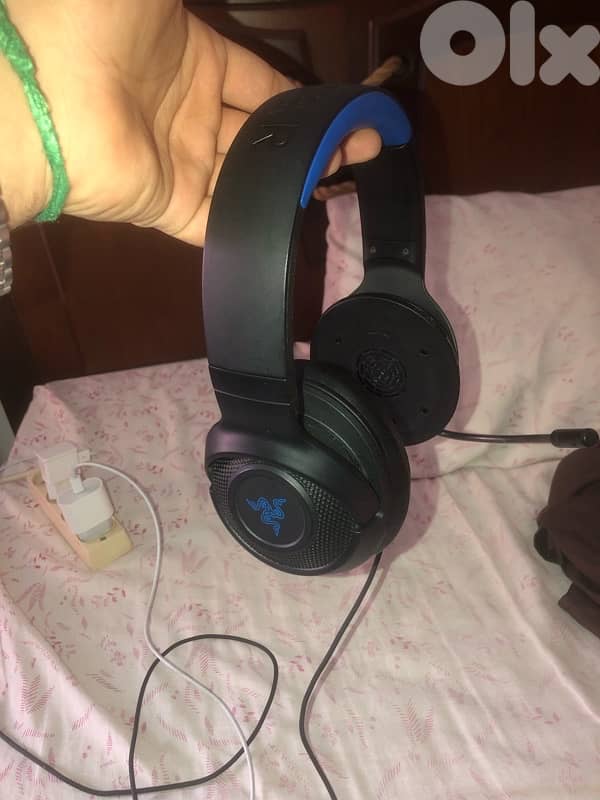 Logitech mousepad+headset razer+playstation keyboard 3