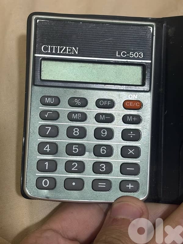 Vintage Citizen LC-503 Pocket Calculator - Working with Case 2