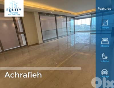 270 SQM Apartment For Sale In Achrafieh شقة للبيع #JZ18624