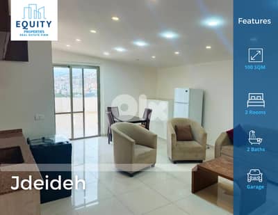 Furnished 100 SQM Apartment With Terrace For Rent In Jdeideh #JS19245