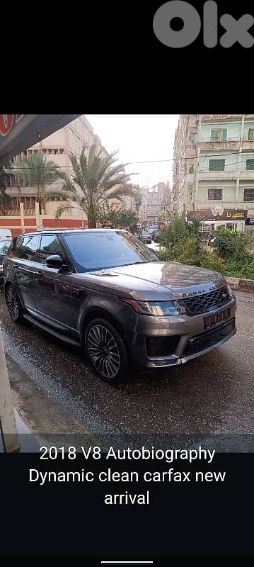 Land Rover, Range Rover Sport,V8 new arrival 2018 dynamic