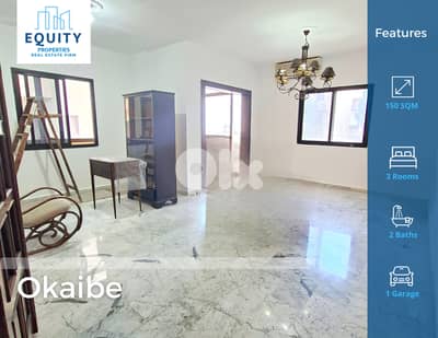 150 SQM Aprtment For Sale In Okaibe شقة للبيع #HS196138