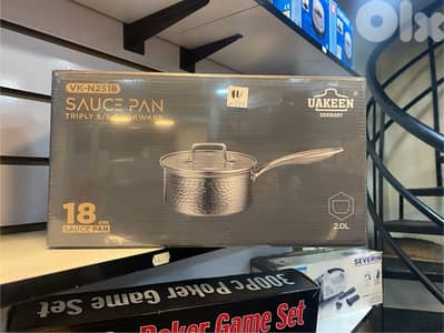 Stainless Steel Sauce Pan 18cm – New in Box