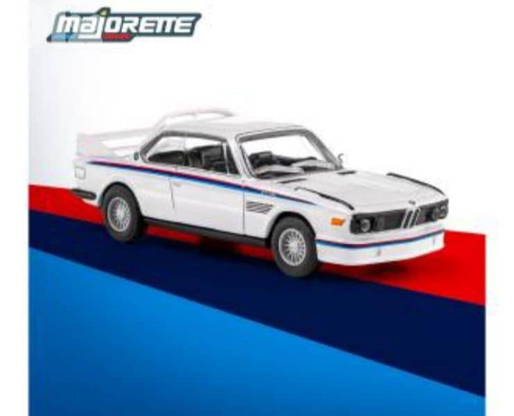 BMW 3.0 CSL 1975 diecast car model 1;64 2