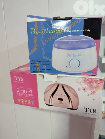 Wax and UV machines for sale