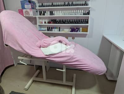 Esthetician bed with covers for sale