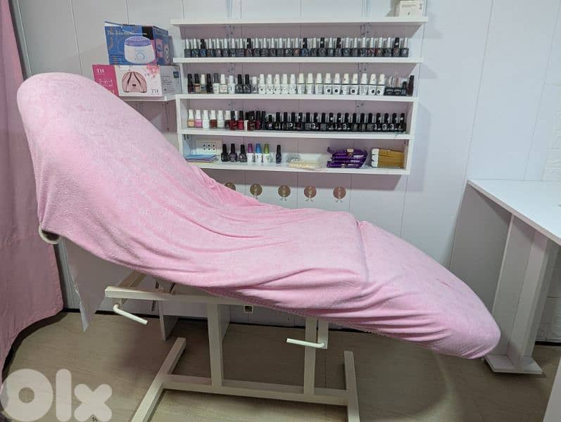 Esthetician bed with covers for sale 1