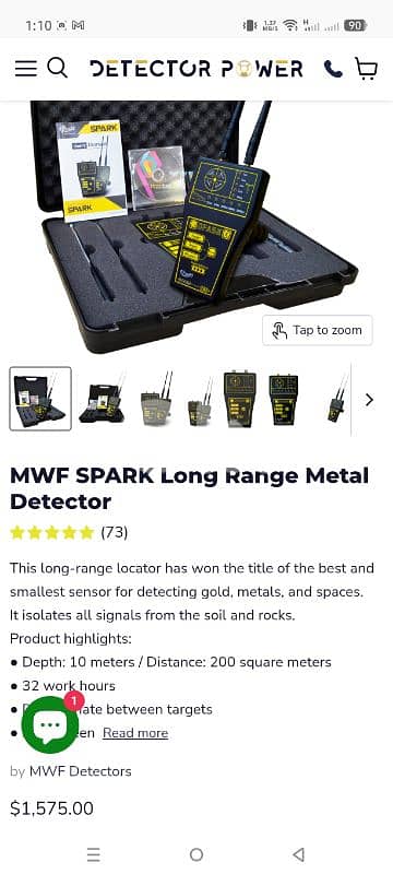 Metal Detector Ge Detect Spark 2