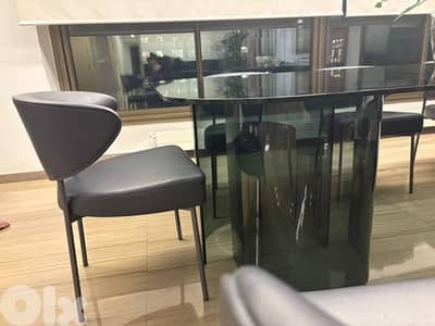 glass dinning table