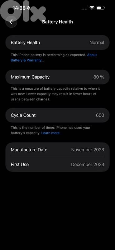 IPhone 15 pro max 256 GB 6