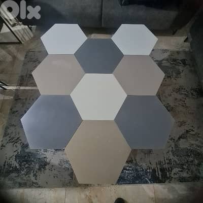 مجموعة طاولات متعددة القطع تصبح واحدة للصالون