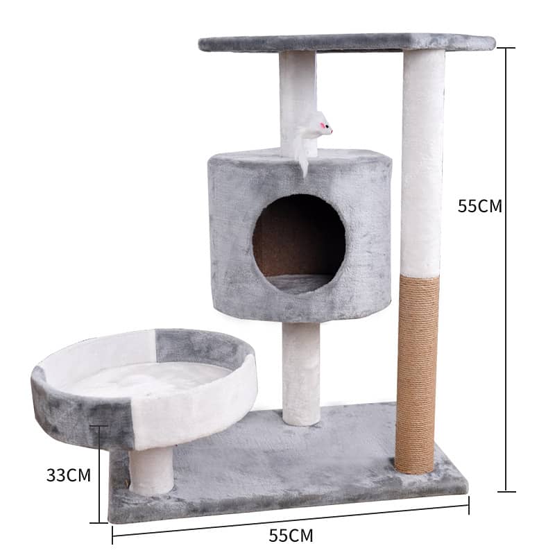 Small Cat Tree Scratcher with Sisal post 2