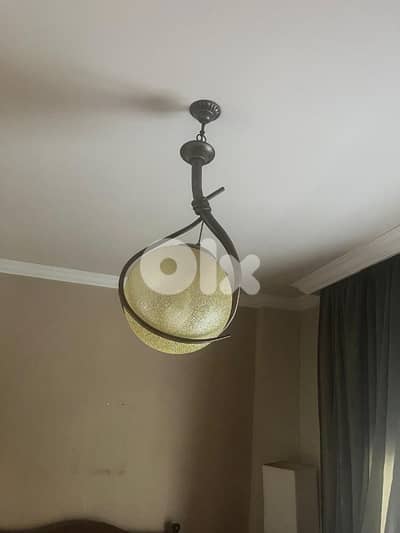 chandelier - sitting room