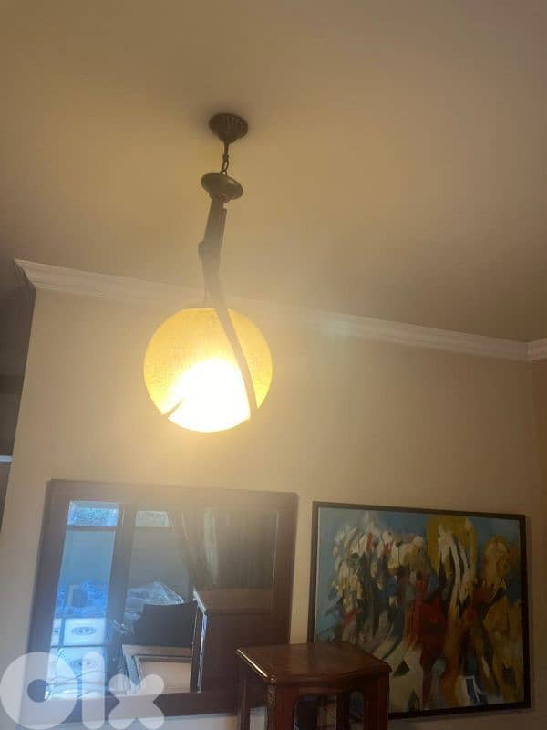 chandelier - sitting room 1