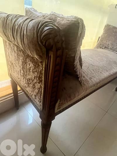 banc vintage- banquette