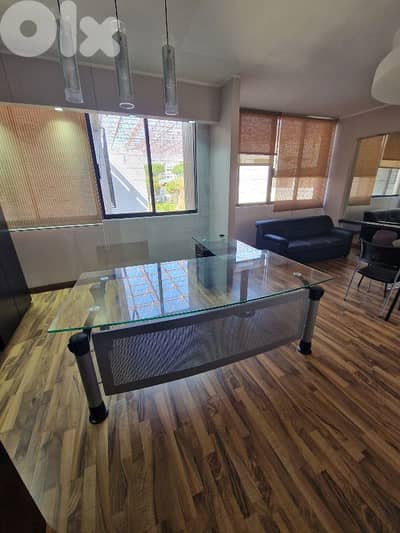 Luxurious glass desk