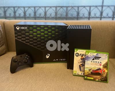 Xbox Series X 1TB Bundle + Box + Forza Horizon 5 + FIFA 23