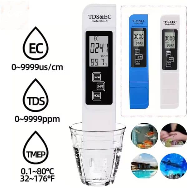 PH meter/ Tds/ Ec / Salinity/ SG/ ORP 4