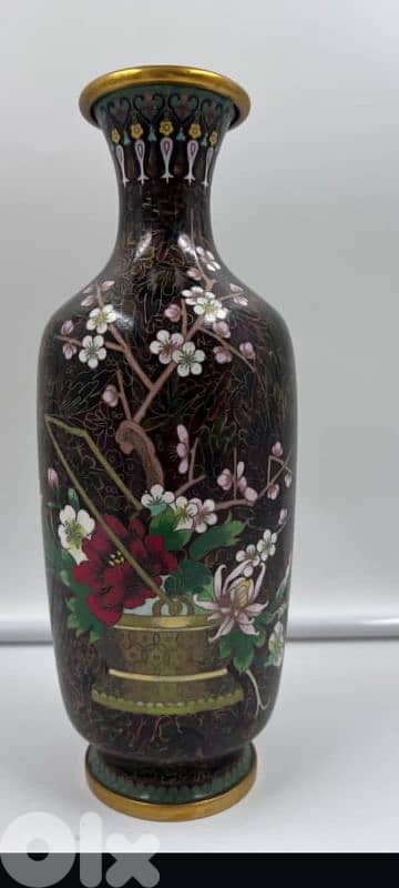 chinese vintage cloisonné -فاز كلوازونيه