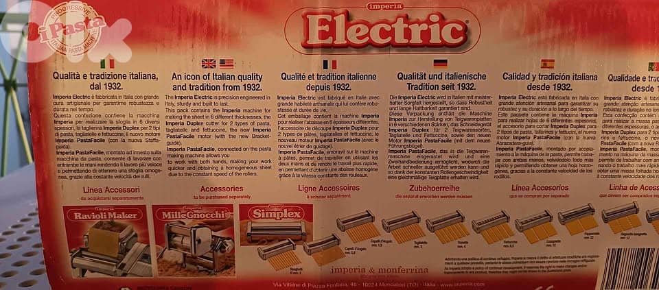 Italian electric pasta machine 3