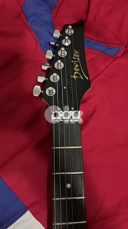 electric guitar deviser + amp yamaha + cables + strap 2