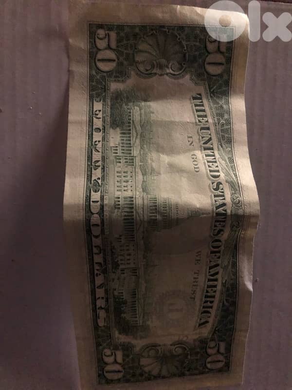 50$ Rare bill 1