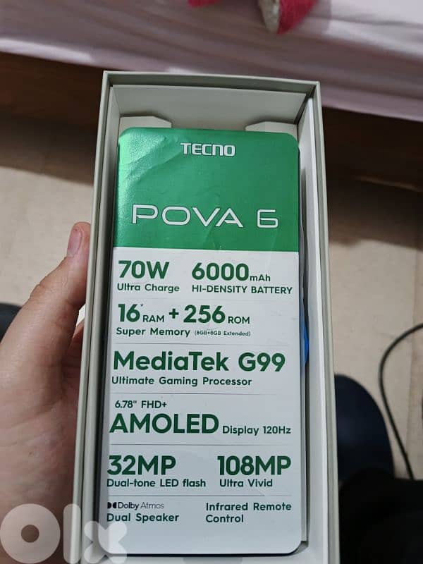 pova 6 5G used like new 2