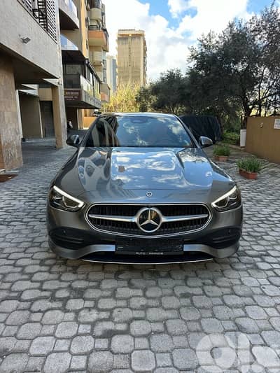 Mercedes C 300 2022 gray on basket (clean carfax-41000 miles)