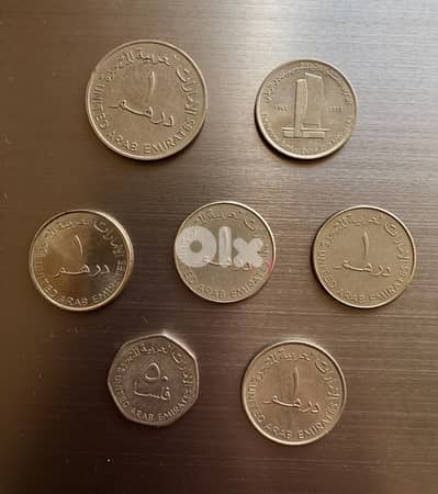 UAE coins.