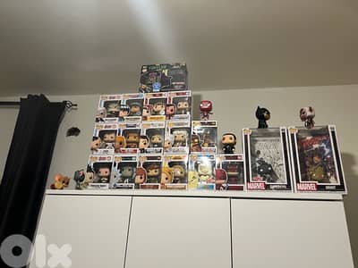 Funko pops including chase luffy