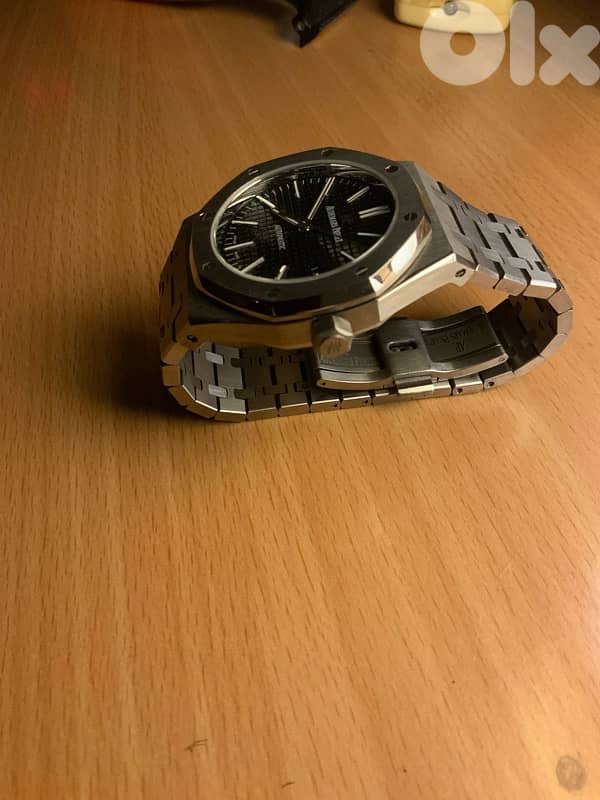 audemars piguet 41mm black dial swiss machine 1