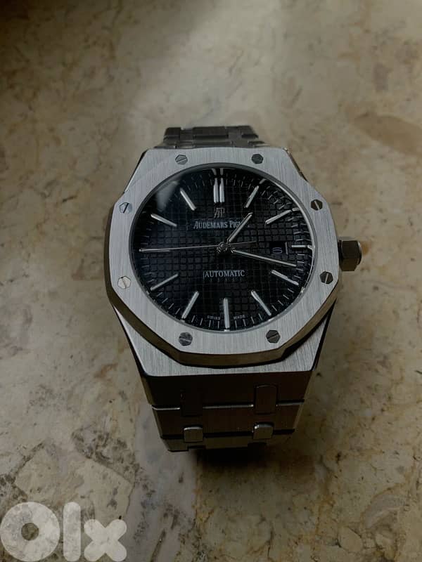 audemars piguet 41mm black dial swiss machine 2