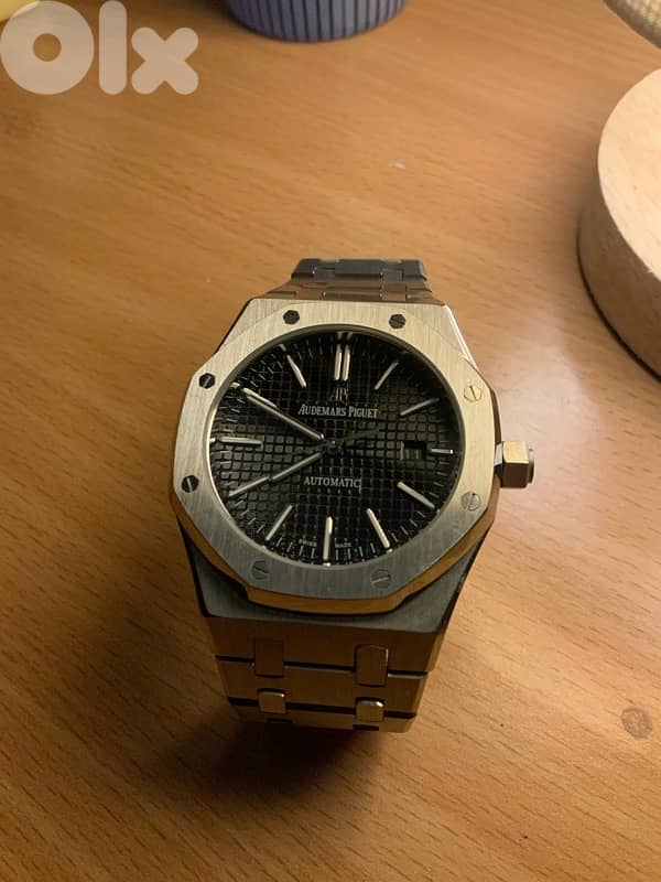 audemars piguet 41mm black dial swiss machine 4