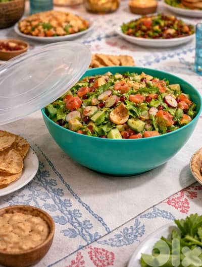 جاط فتوش وسلطات كبير مع غطا