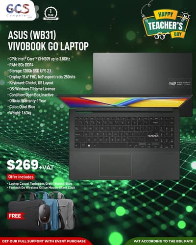 Asus (WB31) VivoBook GO Laptop