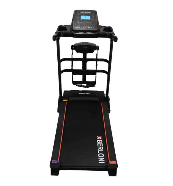 2.0HP, TREADMILL MODEL BERLONI, WITH VIBRATION MASSAGE & input aux 1