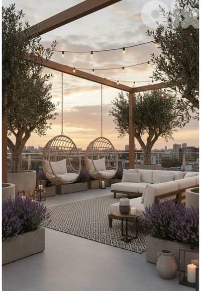 Beautiful lofty with large terrace trendy living