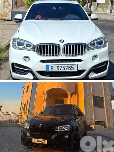 Bmw X6 2019 (white-red/black-orange)